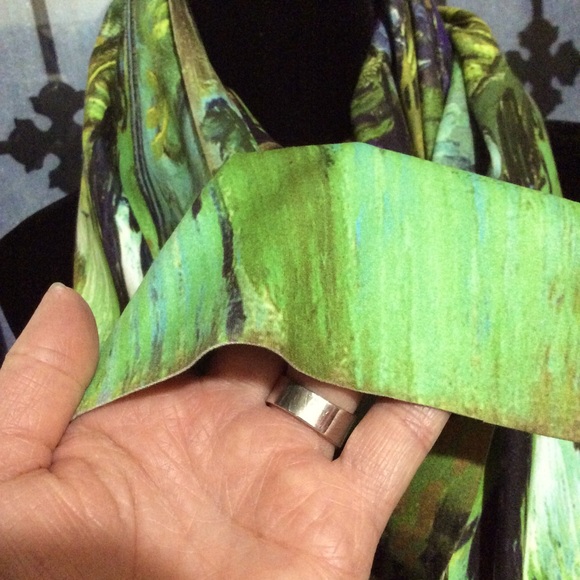 Vincent Van Gogh Stairs of Auvers silky scarf - Picture 8 of 8